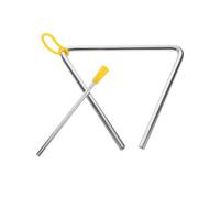 DECHOUS Steel Triangle Instrument and Striker Da 6 Pollici Giocattoli Musicali Per L'apprendimento Del Ritmo Dell'asilo E La Musica Educativa Musicale