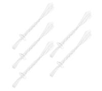 DECHOUS Stoppini in Cotone Tubo di Vetro 5 Pezzi per Lampade a Olio, Compatibilità Versatile e Durata Estesa, per Avventure All'aperto e Illuminazione di Riserva