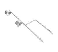 DECHOUS Supporto per Ombrelloni in Acciaio Inossidabile 40 CM Ancoraggio a Vite per Sabbia Picchetto di Ancoraggio Stabile e Regolabile per Esterni Portapali Resistente Contro Vento e