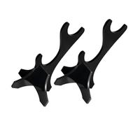 DECHOUS Supporto Per Spade Da Tavolo in Acrilico Nero, Espositore Porta Decorativo Da 2 Pezzi, Organizer Per Esposizione e Arredamento Casa, Stabile e Salvaspazio Per Collezione