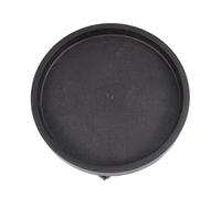 DECHOUS Supporto per Vaso di Fiori Ruote Resistente per Giardino e Interni, Carrello Portavasi Rotelle Durevole capacità di Carico Elevata, Base Spessa Marrone per Facilità di Spostamento e Pulizia