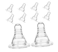 DECHOUS Tappo Per Capezzolo Bottiglia Silicone Alimentare 10 Pezzi Per Bevitori Adulti Accessorio Party Per Birra Vino Succo Festa Gioco Sociale