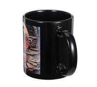 DECHOUS Tazza da Caffè della Strega in Materiale Ceramico 350ml Design Unico di Halloween, Resistente alle Macchie e Isolamento Termico per Casa e Ufficio