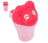 DECHOUS tazza di risciacquo neonato rosa giocattoli Adorabile lavaggio Lavello tazza da bagno per risciacquare i sciacquone per shampoo per shampoo risciacquo tazza