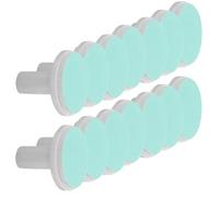 DECHOUS Testine di Ricambio in Plastica per Trimmer Elettrico Unghie Neonati 30 Pezzi Verdi Accessori per Tagliaunghie Superficie Microlevigante Cura Delicata Unghie per Uso Notturno e