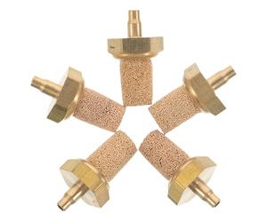 DECHOUS Ugello in Rame per Macchina della Neve 5 Pezzi Filtro per Compressore Aria, Prestazioni Stabili ed Efficacia Migliorata per Eventi All'aperto e Teatri Indoor