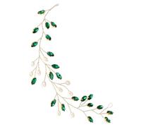 DECHOUS Vite per Chioma Strass e Perle da Sposa, Tralcio Decorativo per Acconciature Eleganti, Accessorio per Chioma Donna per Matrimoni e Feste