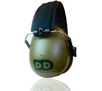 DECIBEL DEFENSE Paraorecchie di sicurezza professionale 37dB NRR - La più alta valutazione e la più comoda protezione per le orecchie per riprese e uso industriale - la migliore protezione dell'udito