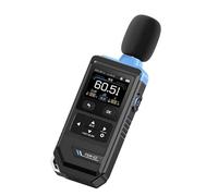 Decibel Meter Digital Sound Level Meter 30-130dBA con un C Pesato Temperatura Umidità Display Livello di Rumore Tester Pesato Strumento Suono