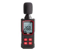 Decibel Meter with 1/2 Inch Capacitive Microphone and Backlit LCD Display - Sound Level Meter for Noise Monitoring in Construction Sites Factories and Residential Areas