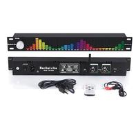 Decibelvibe TNZ SGE6 - Equalizzatore Grafico Audio con Ingresso/Uscita RCA/Jack 3.5, Ingresso Wireless Tramite Microfono integrato, Ingresso USB e Bluetooth, preamplificatore Audio per Sistemi