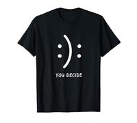 Decidi tu la Scelta Motivazionale Minimalista Inspirational Maglietta