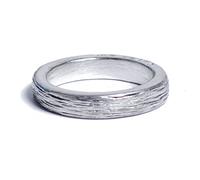decimo anniversario, idea da donna metallo anello con iscrizione dieci anni, base metal, 56 (17.8)