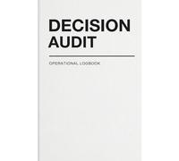 DECISION AUDIT: The Strategic Objectivist Journal: System 1 vs System 2 Protocol for Rational Decision Making