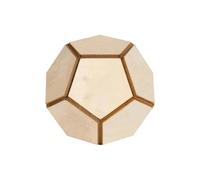 Decisionali - Strumento Da Gioco In Legno A 12 Facce, Per La Selezione Di Opzioni Multiple Con Incisione Naturale | Creative Per Viaggi, Appuntamenti, Dormitori