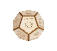 Decisionali - Strumento Da Gioco In Legno A 12 Facce, Per La Selezione Di Opzioni Multiple Con Incisione Naturale | Creative Per Viaggi, Appuntamenti, Dormitori