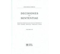 Decisiones seu sententiae. Selectae inter eas quae anno 2012 prod