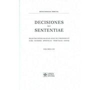 Decisiones seu sententiae. Selectae inter eas quae anno 2012 prodierunt cura eiusdem apostolici tribunalis editae (Vol. 104)