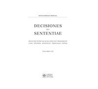 Decisiones seu sententiae. Selectae inter eas quae anno 2017 prodierunt cura eiusdem Apostolici tribunalis editae (Vol. 109)