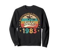 Decisioni discutibili dal 1983 Vintage Classic Sunset Felpa