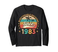 Decisioni discutibili dal 1983 Vintage Classic Sunset Maglia a Manica