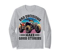 Decisioni sbagliate Divertenti Buone storie Quattro Ruote Quad UTV SxS Maglia a Manica