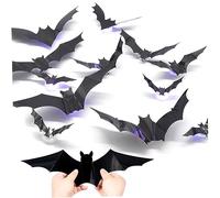 DECIVIMENTO DEL MOLTO PACCHIO, PACCHIO DI HALLOWEEN DEORE DI HALLOWEEN 24 PCS DECIVI DEI LED BATTI DECORATIVI 3D PACCHI DECORATIVI PER A MOLTO A SIDE AVOLTTORI NOTTE LUCE PER GIARDI