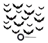 DECIVIZIONE DI BATTO HALLOWEEN - DA MATTO SCARICO NERO | Decorazioni Per Esterni Per Le Forniture Per Feste Ornamenti, Oggetti Fotografici Di Halloween Per Appartamenti Al Coperto, Cortile, Por
