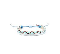 Decixde Braccialetto arcobaleno Pride Braccialetto intrecciato fatto a mano Braccialetto con perline arcobaleno per coppie gay lesbiche braccialetto dell'amicizia LGBTQ accessori per parata