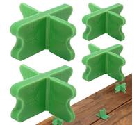 Deck Board Spacers - ABS, Adjustable 4 Piece Flooring Installation Tool, Precision Decking Jig | Home Hardware Construction Accessory For Wood Flooring, Outdoor Building, DIY, Professional Use