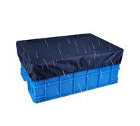 Deck Box Cover - 19.68 Inch Storage Cover | Polyester Outdoor Protector - Durable 400g weather resistant covers designed to keep deck boxes clean and dry ideal for garage home or outdoor storage use