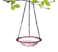 Deck Mounted Bird Bath - 24x24x6cm, Garden Bird Bath | Metal Hanger Heavy-Duty Decorative Birdhouse For Wildlife Sanctuary Nature Viewing In Yard Garden Lawn Balcony Deck