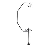 Deck Railing Plant Hanger, Magnetic Lantern Stand, Fly Control, Sturdy Metal Frame, Secure Attachment, Outdoor-Ready, Ideal for Patio, Pergola, Balcony, Porch, Garden, Family Use