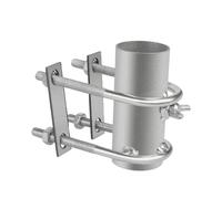 Deck Railing Umbrella Holder, Mount Bracket Base, Attaccabile Adjustable Pole Stand with Secure Grip for Fishing Camping Pool Grill Beach Outdoor Balcony Patio Travel Use, 4.72x6.3x1.77 Inches