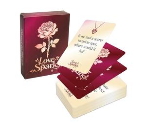 Deck relazionale - Gioco di carte di conversazione profonda | Gioco di coppia di 50 fogli, questioni interattive, carte di comunicazione romantiche, divertente attività di fidanzamento per