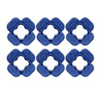 Deck Spacers, 6-Piece Decking Board Guides, 4-Thickness Alignment Tools, Precision Gap Control Set, Installation Accessory for Basement, Garage, Balcony, Lawn, Backyard, Toolhouse