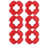 Deck Spacing Tool, 6-Piece Hardwood Deck Spacers, ABS 4mm Thickness, Precise Board Gap Control, Ideal for Lawn, Garden, Backyard, Garage, Basement, Tool Shed, and Farm Decking Projects, 10x10x2cm