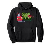 Deck The Halls Animali Domestici Blah Blah Whatever Felpa con Cappuccio