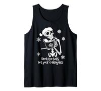 Deck The Halls Not Your Colleagues Funny Coworker Christmas Canotta