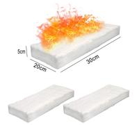 Decke Piumoni Focolare Firplace Magnesio Sicurezza Bianco 30 10 1CM 5CM