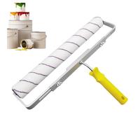 Decken-Farbroller Set - 18 Zoll, Aluminium Leichtbau Breiter Farbrollers ohne Tropfen | Robustes Werkzeug für Wände, Innenräume, glatte Flächen, Renovierung, einfache Anwendung, müheloses Streichen, H