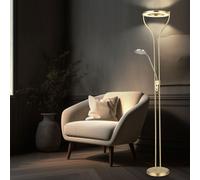 Deckenfluter Piantana Flessibile Leggere Ottone Regolatore LED Altezza [EEK: E]