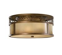 Deckenleuchte Anabell 4 IN Bronzo Beige 3-flmg Ø38cm Soggiorno Sala Lampada