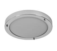 Deckenleuchte Bagno Stahl Chrom Licht-Erlebnisse Alero IP44 E27 Ø31 cm