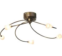 Deckenleuchte Braun Coperta Luce Moderna Economia Plafoniera Lampada LED Vetro [EEK: G]