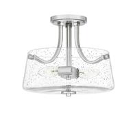 Deckenleuchte Cucina Corridoio Metallo Vetro Ø 31,3 CM Tondo H:26,8 CM Piccolo