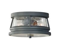 Deckenleuchte Grigio Antico Vetro Alluminio Ø28cm Tondo IP44 Sammy Lampada Casa