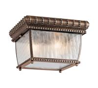 Deckenleuchte IN Bronzo Vetro Metallo Esterno IP44 Vintage Nobile Lucretia