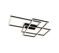 Deckenleuchte LED Metallo Nero L: 68 CM 3000 K Bianco Caldo Plafoniera Soggiorno [EEK: G]