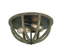 Deckenleuchte Legno IN Antico Ø33cm Rotondo Rustico Wohnlich Arbaro Lampe Camera